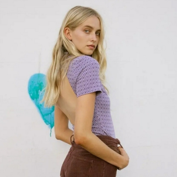 ZARA Geometric print bodysuit - Picture 3 of 12